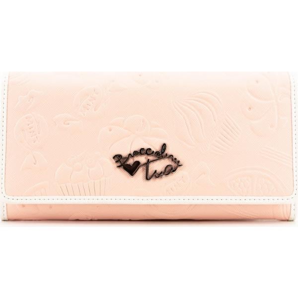 portafogli Braccialini rosa con stampe