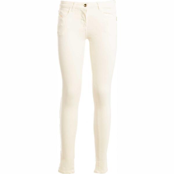 pantaloni Patrizia Pepe bianco tinta unita