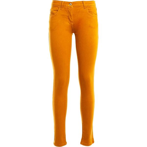 pantaloni Patrizia Pepe arancione tinta unita