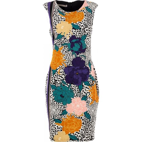 vestiti midi/longuette Rinascimento multicolore animalier