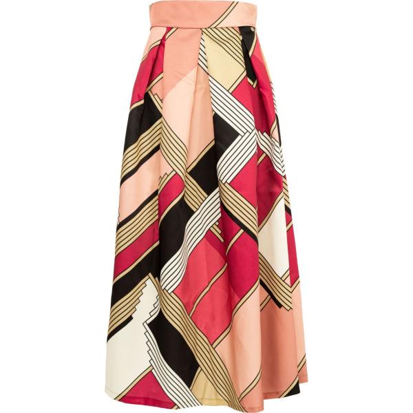 gonne lunghe Rinascimento multicolore con stampe