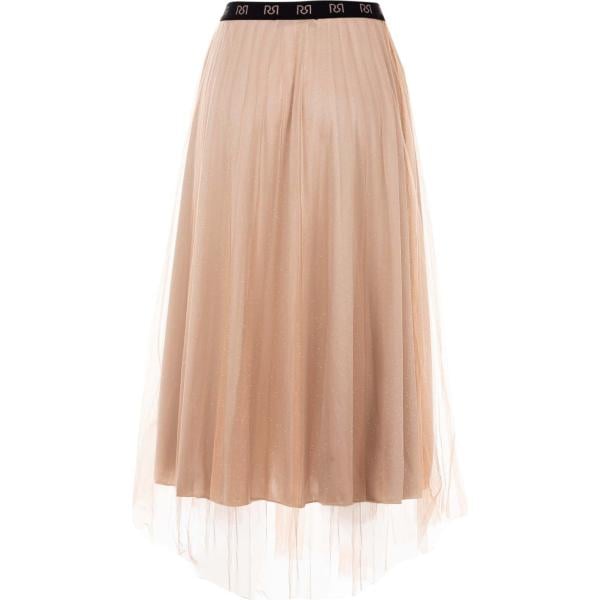 gonne lunghe Rinascimento marrone con stampe