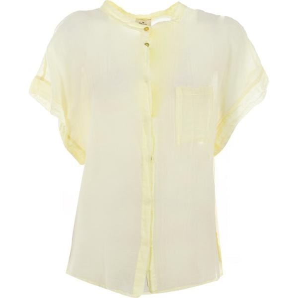 camicie a manica corta REBEL QUEEN by LIU JO bianco tinta unita