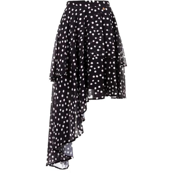 gonne lunghe Fracomina nero con stampe