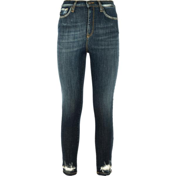 jeans strappati Manila Grace blu