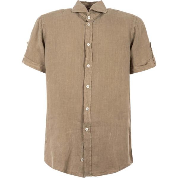 camicie a manica corta Liu Jo marrone