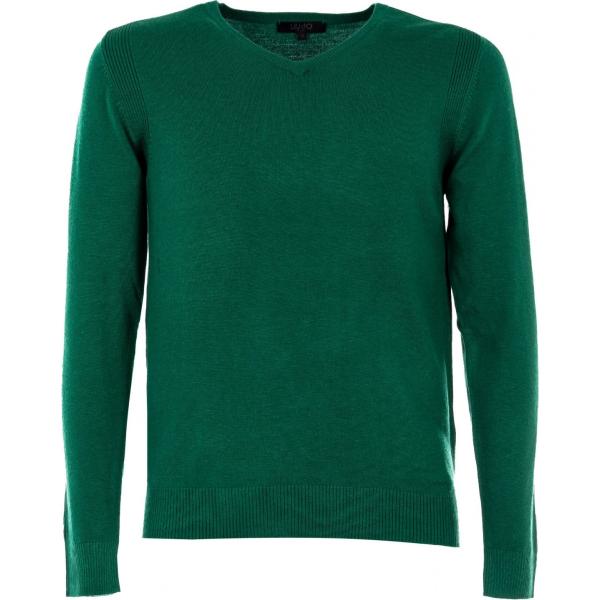 maglieria Liu Jo verde tinta unita