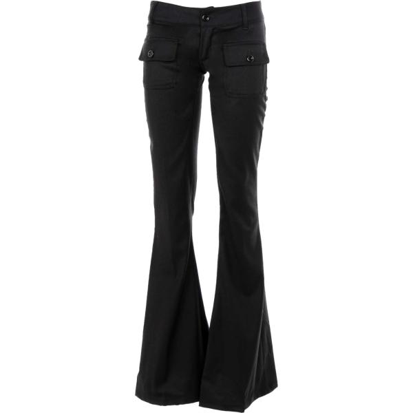 pantaloni Dondup nero tinta unita