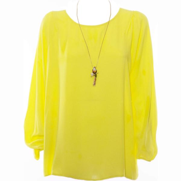 bluse Sandro Ferrone giallo