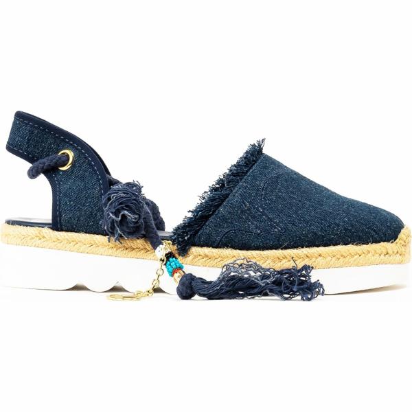 infradito Manila Grace blu a righe