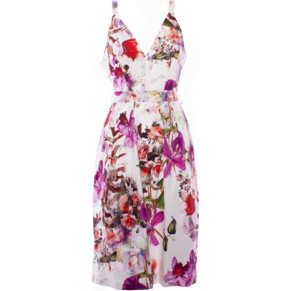 vestiti midi/longuette Sandro Ferrone grigio a fiori