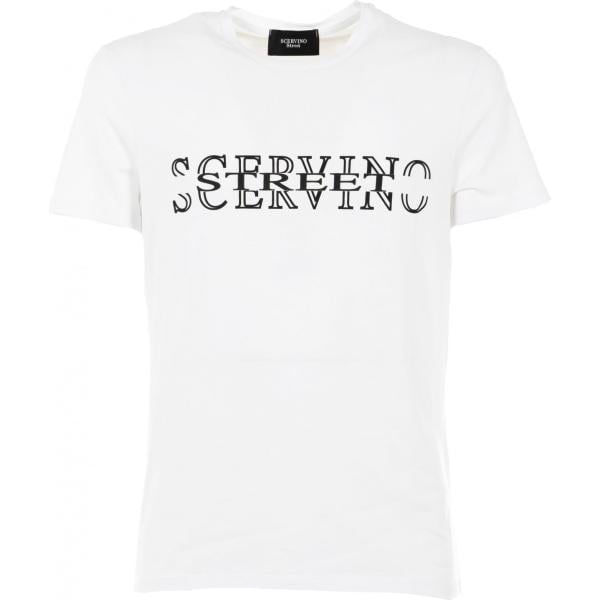 t-shirt Scervino Street bianco con stampe