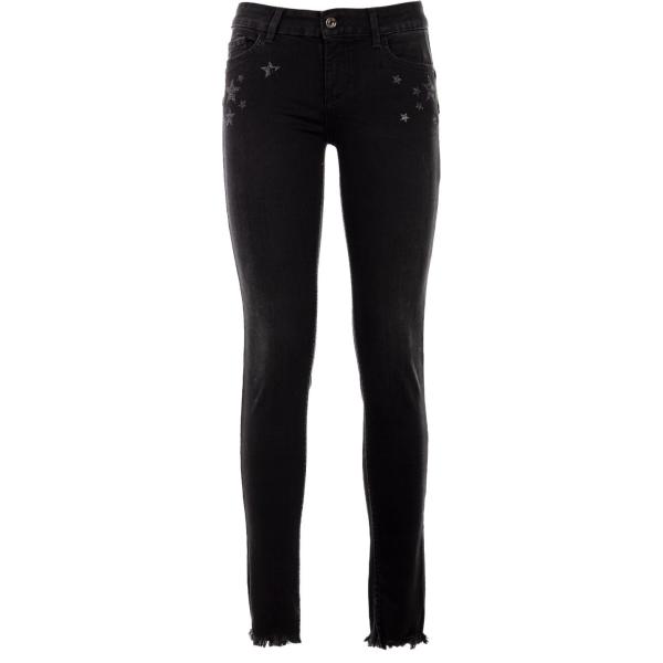 pantaloni Liu Jo nero tinta unita