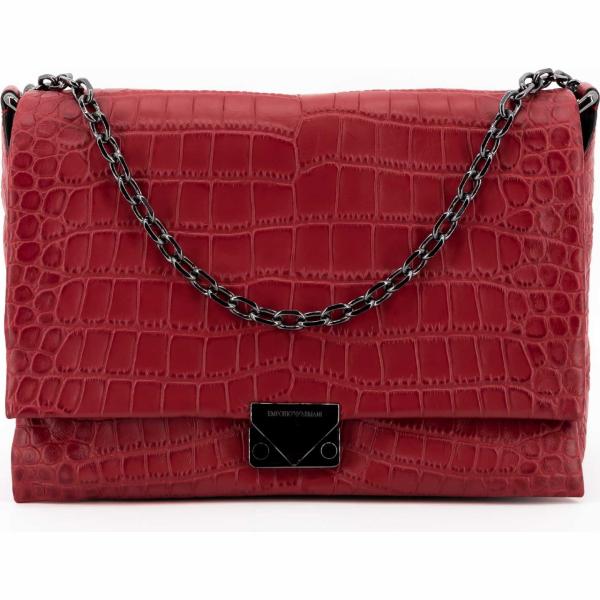 borse a tracolla Emporio Armani rosso