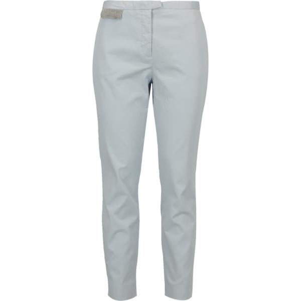 pantaloni Fabiana Filippi grigio tinta unita