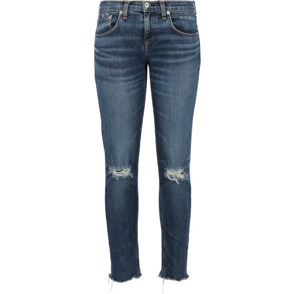 pantaloni Rag & Bone blu tinta unita