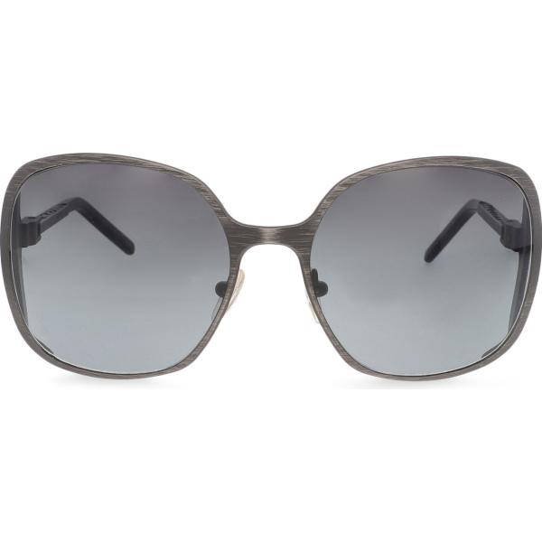 occhiali da sole Bottega Veneta grigio tinta unita