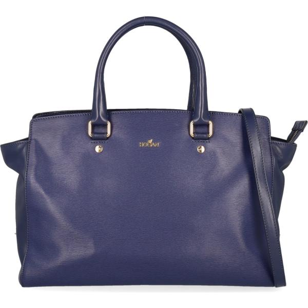 borse a mano Hogan blu tinta unita