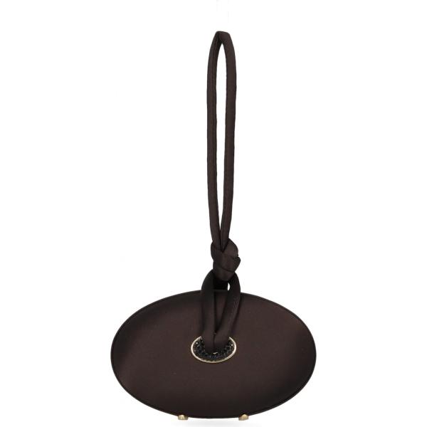 borse a mano Alberta Ferretti marrone tinta unita