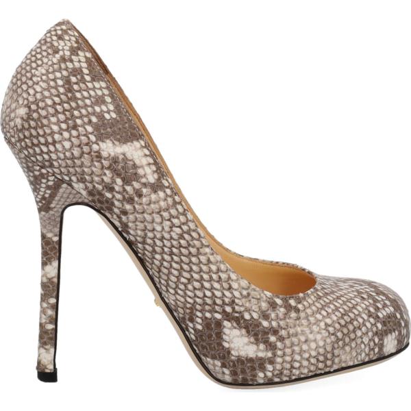 décolleté Sergio Rossi marrone con stampe