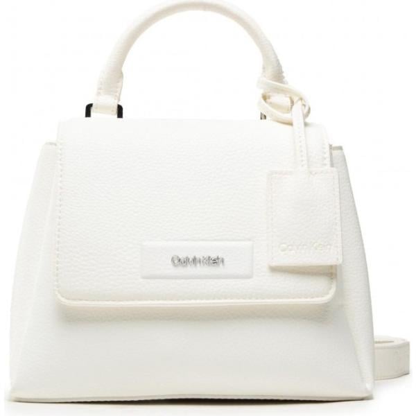 borse a mano Calvin Klein bianco