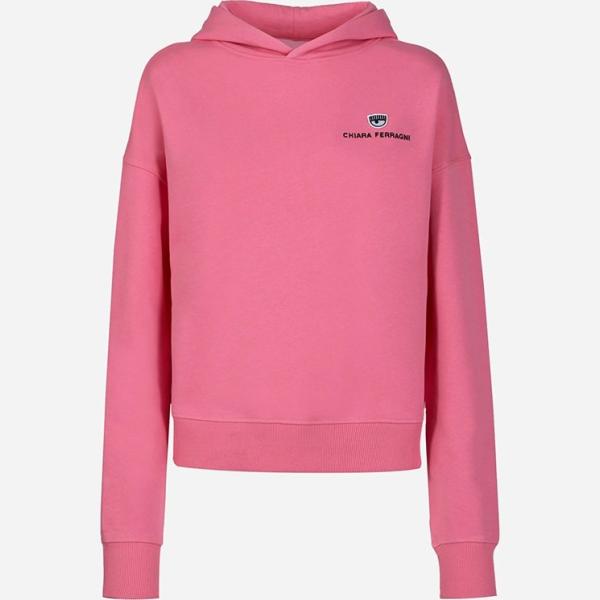 felpe con cappuccio Chiara Ferragni rosa