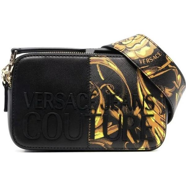 borse a tracolla Versace Jeans Couture nero