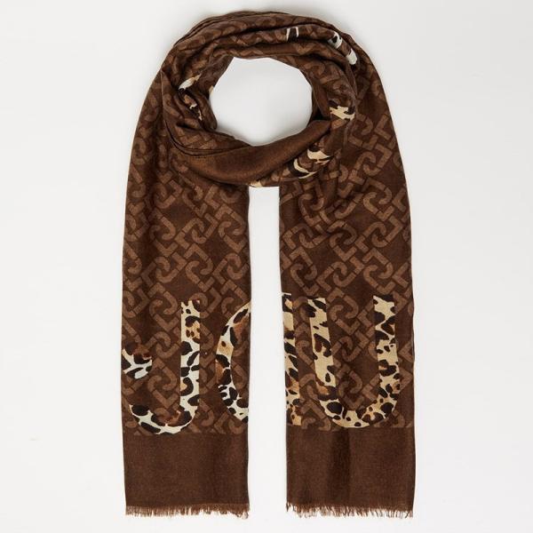 stole Liu Jo marrone animalier