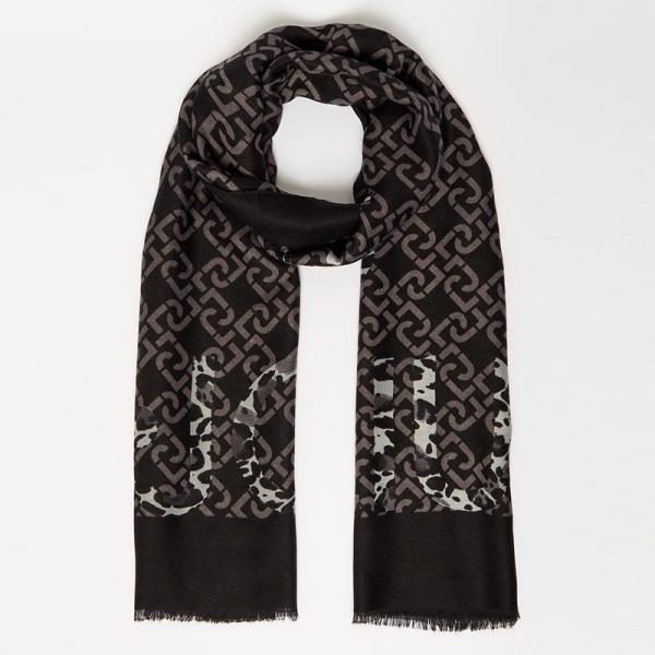 stole Liu Jo nero animalier