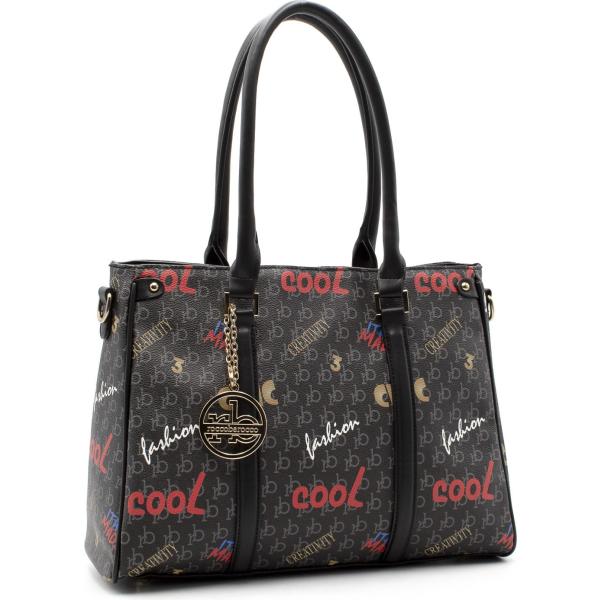 shopping bag Roccobarocco grigio