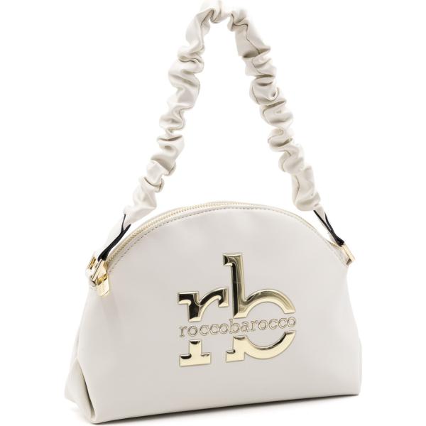 borse a spalla Roccobarocco bianco
