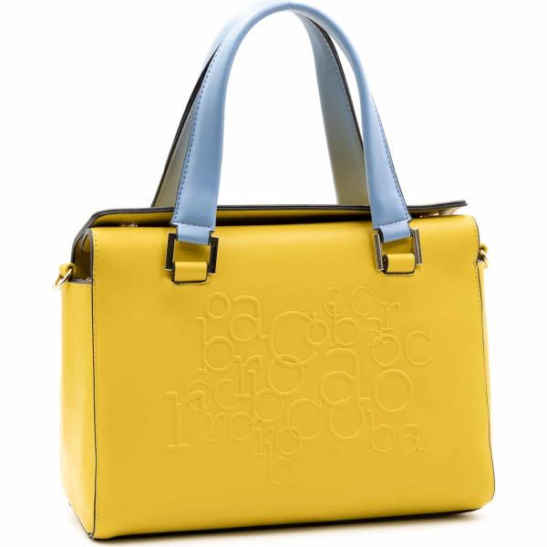 borse a mano Roccobarocco giallo