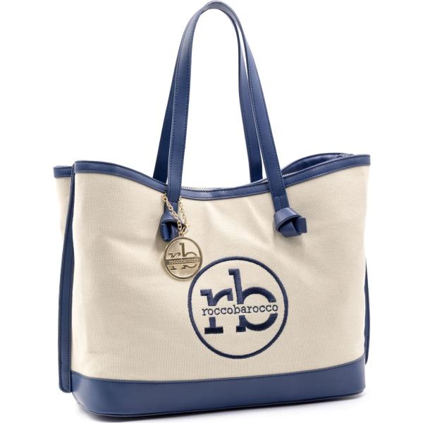 shopping bag Roccobarocco marrone