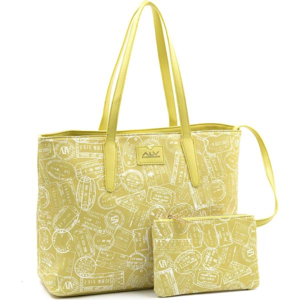 shopping bag ALV by Alviero Martini giallo