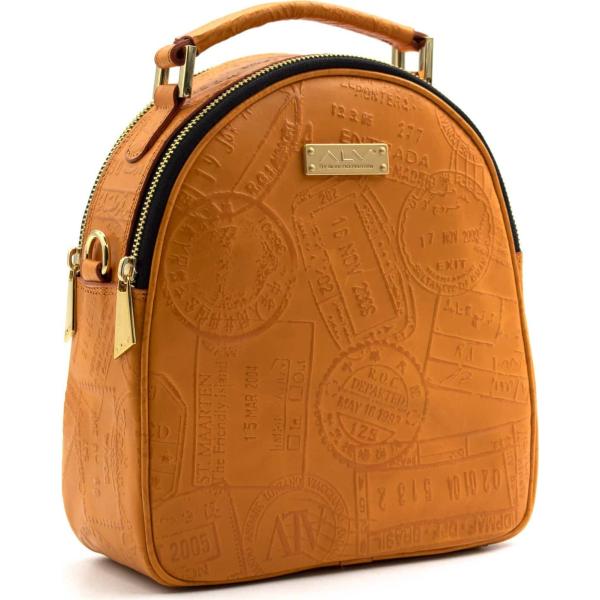 zaini ALV by Alviero Martini marrone con stampe