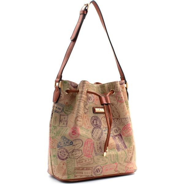 borse a secchiello ALV by Alviero Martini marrone