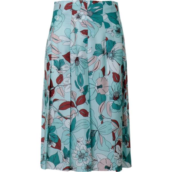 gonne longuette Luckylu verde a fiori