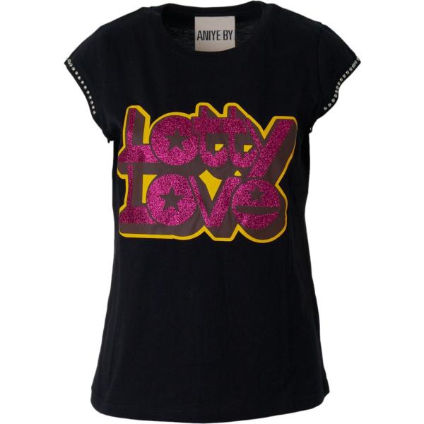 t-shirt Aniye By nero con stampe