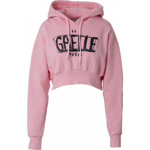 felpe con cappuccio Gaélle rosa con stampe