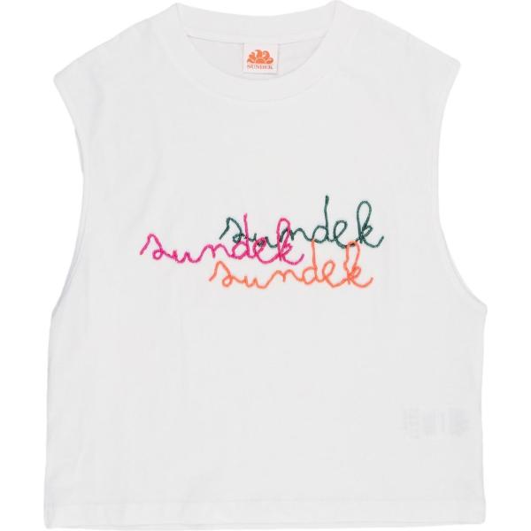 t-shirt Sundek bianco