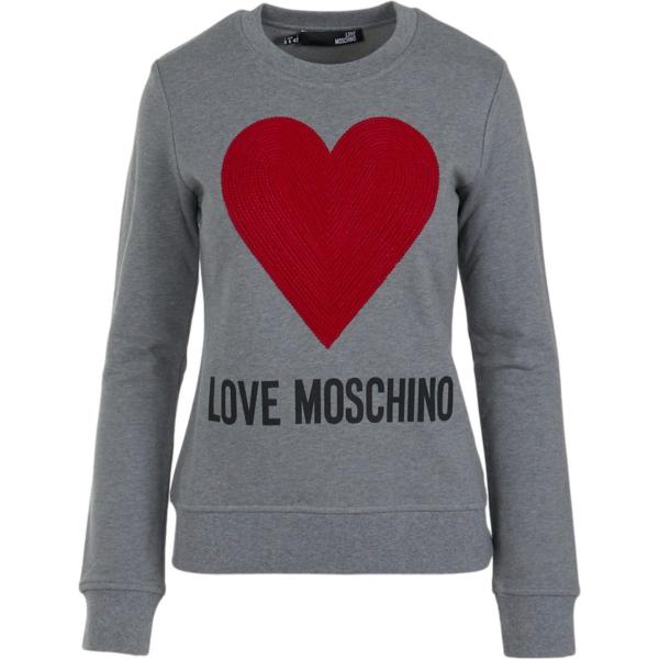felpe Love Moschino grigio