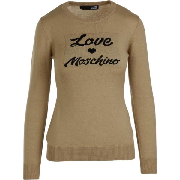 maglieria Love Moschino marrone