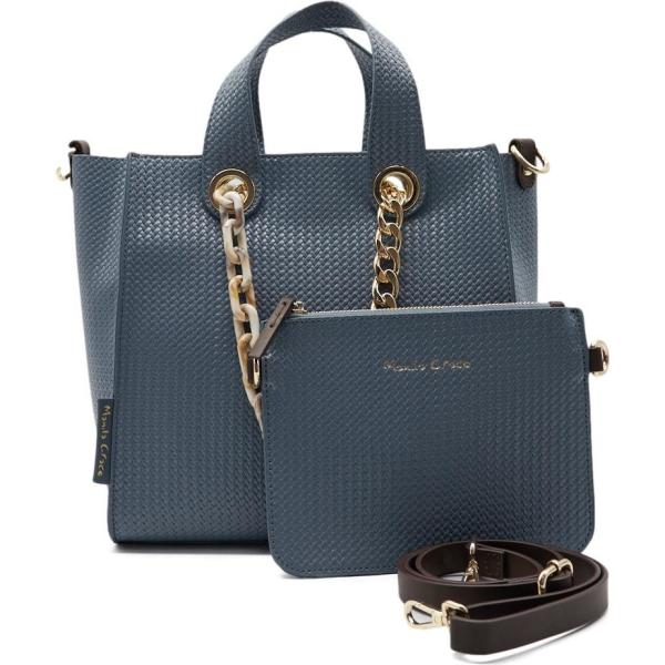 borse a mano Manila Grace blu
