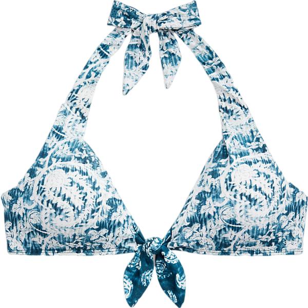 top Lauren grigio con stampe