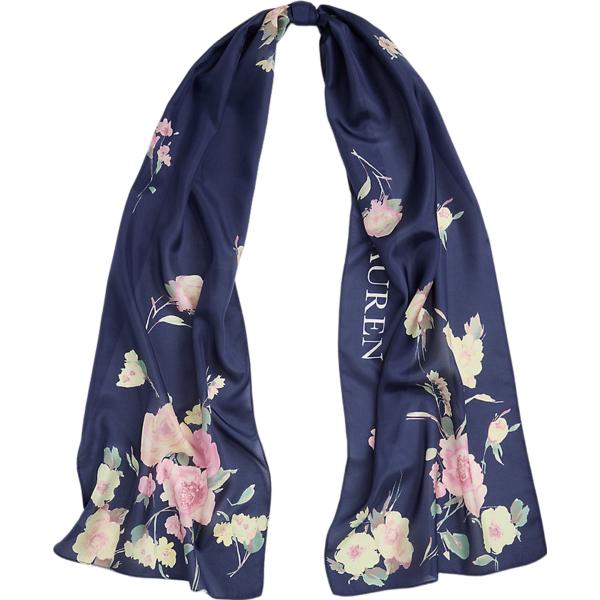 sciarpe Lauren blu a fiori