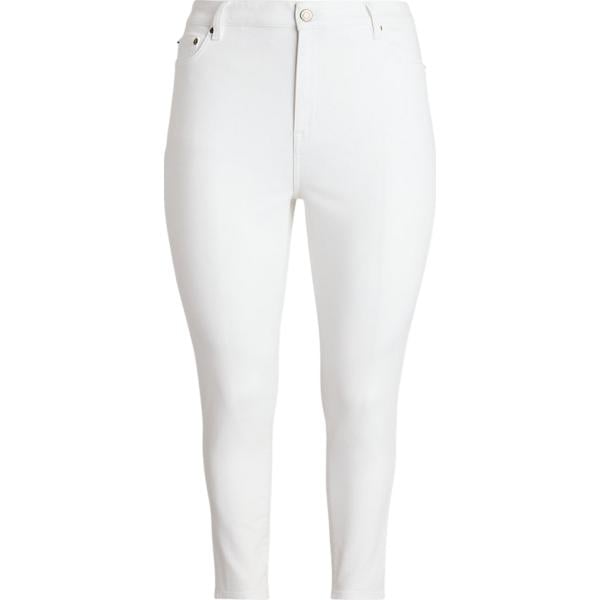 jeans skinny Lauren Curve bianco