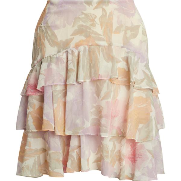 gonne Lauren Petite marrone a fiori