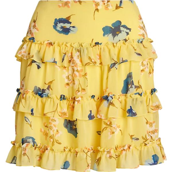 minigonne Lauren giallo a fiori