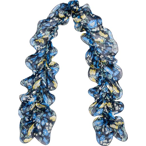 sciarpe Lauren blu a fiori