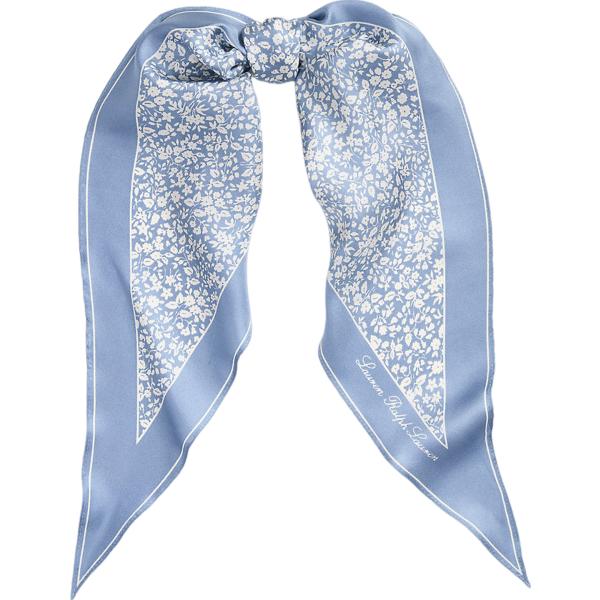 foulard Lauren blu a fiori